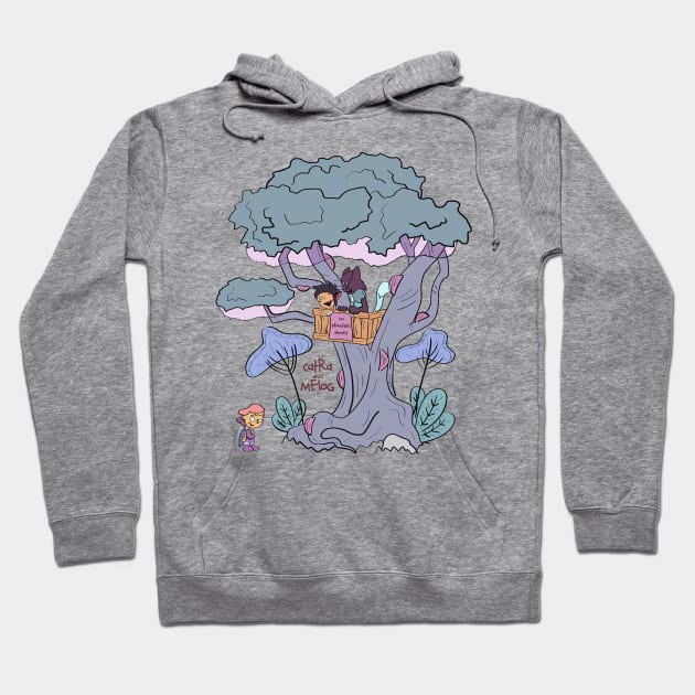 Catra and Melog Treehouse Hoodie by Sepheria